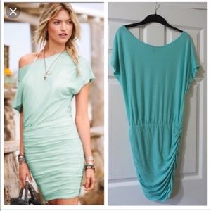 Vs off the shoulder dress light
